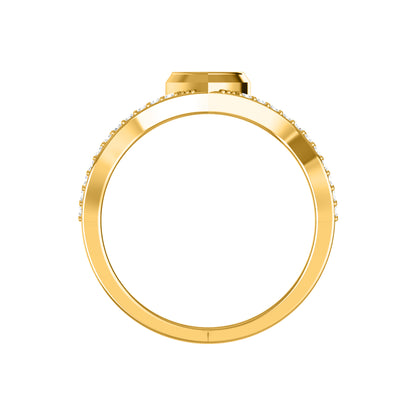 RKC Herz-Moissanit-Verlobungsring, 925er Silber, 14 Karat Weißgold vergoldet, für Damen, Gewicht 3,50 g