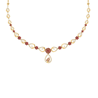 Collana affascinante con moissanite RKC 2.7 CT Argento 925 placcato oro rosa 14k Peso del prodotto 13,00 GM