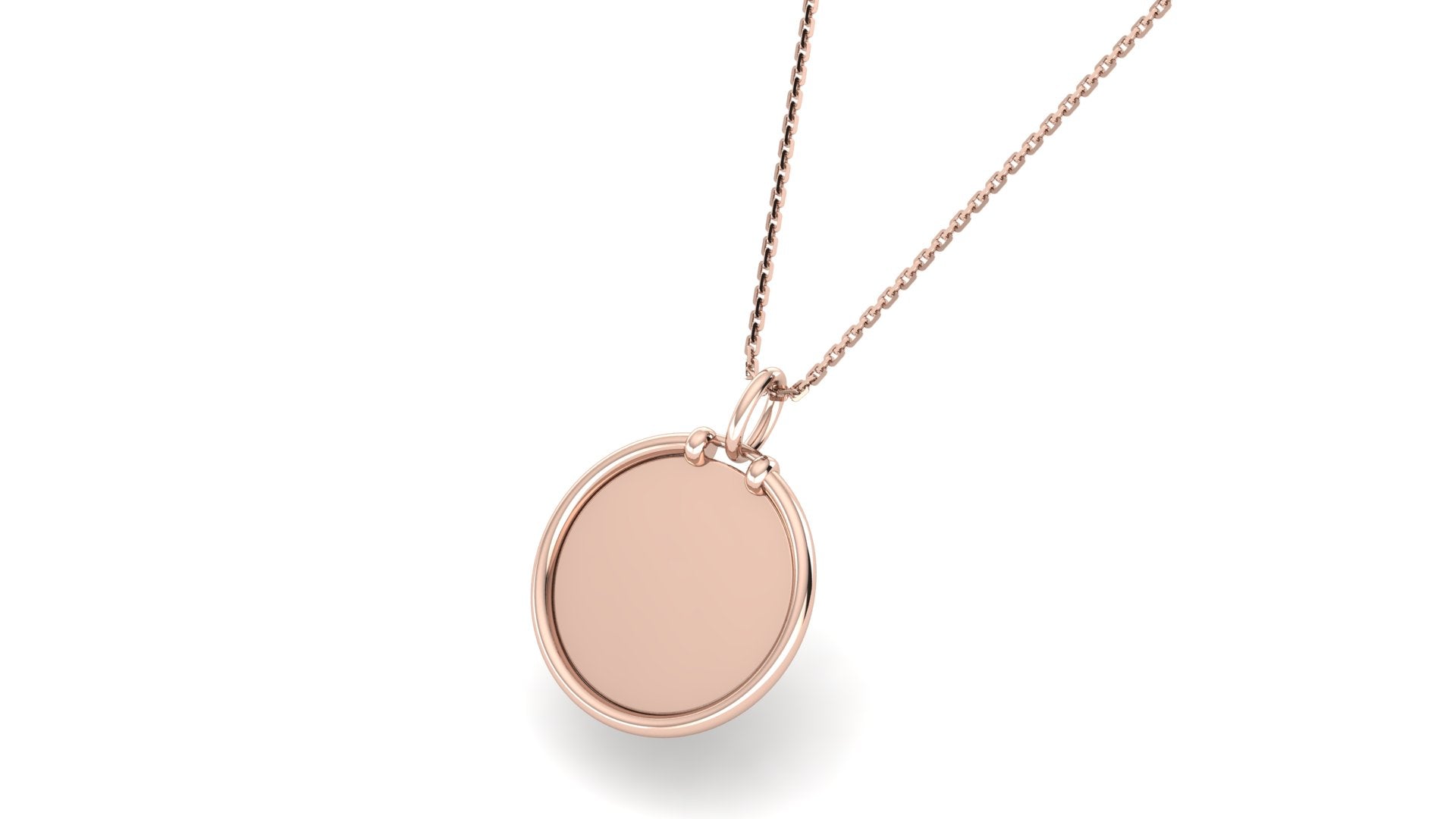 RKC Unique Photo Locket Memory Pendant For Birthday Gift 14k Yellow Gold Plated 925 Sterling Silver
