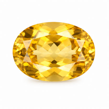 Yellow Citrine Oval Cut Loose Gemstone, Jewelry Making (7x5 MM)