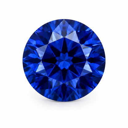 6mm Blue Sapphire Round Gemstone 15pcs September Birthstone