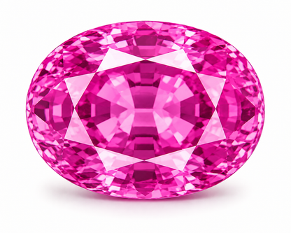 10 Faceted Pink Sapphire Oval Stones | 4x6mm Gems for Jewelry 8(PCS)