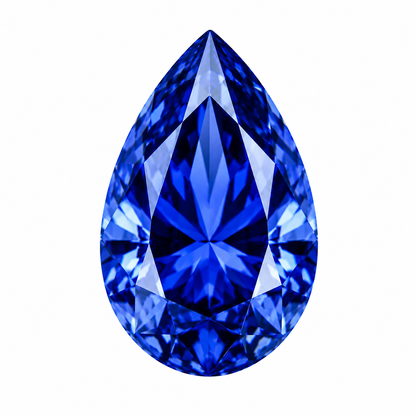 Blue Sapphire Pear Cut Shape September Birthstone 10pcs 4x3mm