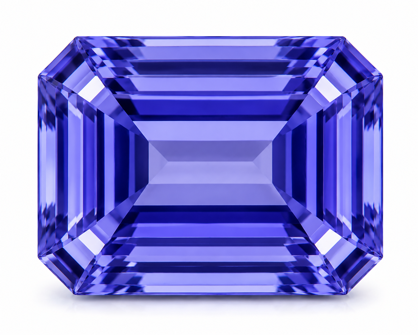 Emerald Cut Blue Tanzanite Gemstone, Tanzanite Multiple Sizes, 5 Pcs