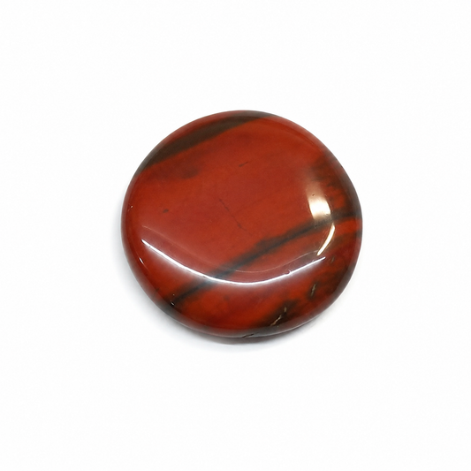 Natural Red Jasper Round Cabochon – Astrological Healing, Grounding & Spiritual Loose Gemstone