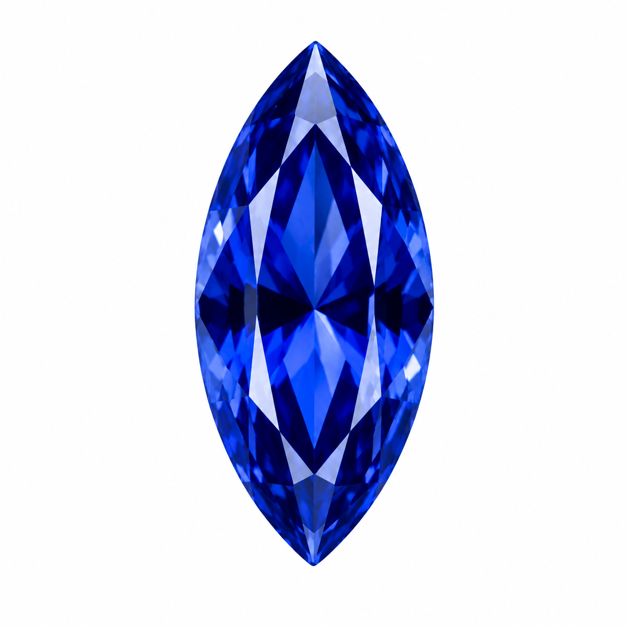 Blue Sapphire Loose Stone, Marquise Shape Cut (5x2.5 MM)