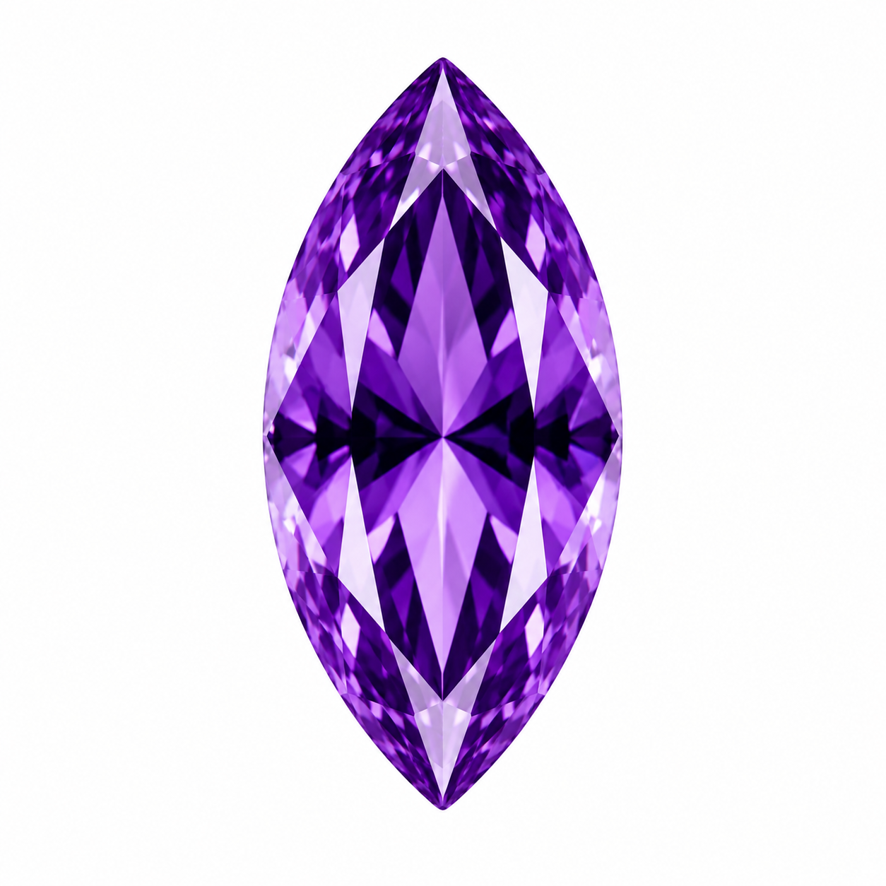 Amethyst Marquise Cut Loose Stones, 4 Piece Lot (5x2.5 MM)