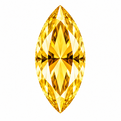 Marquise Cut Citrine Gemstone Lot, Jewelry Making (15 Pcs)