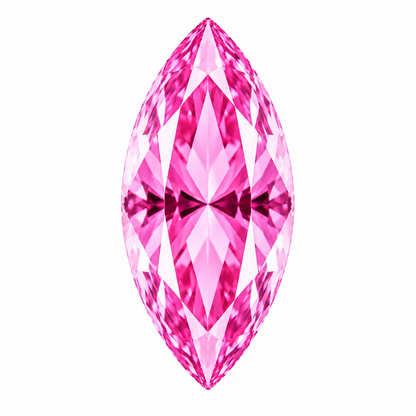 Pink Ruby Marquise Cut Loose Stones, 4 Piece Lot