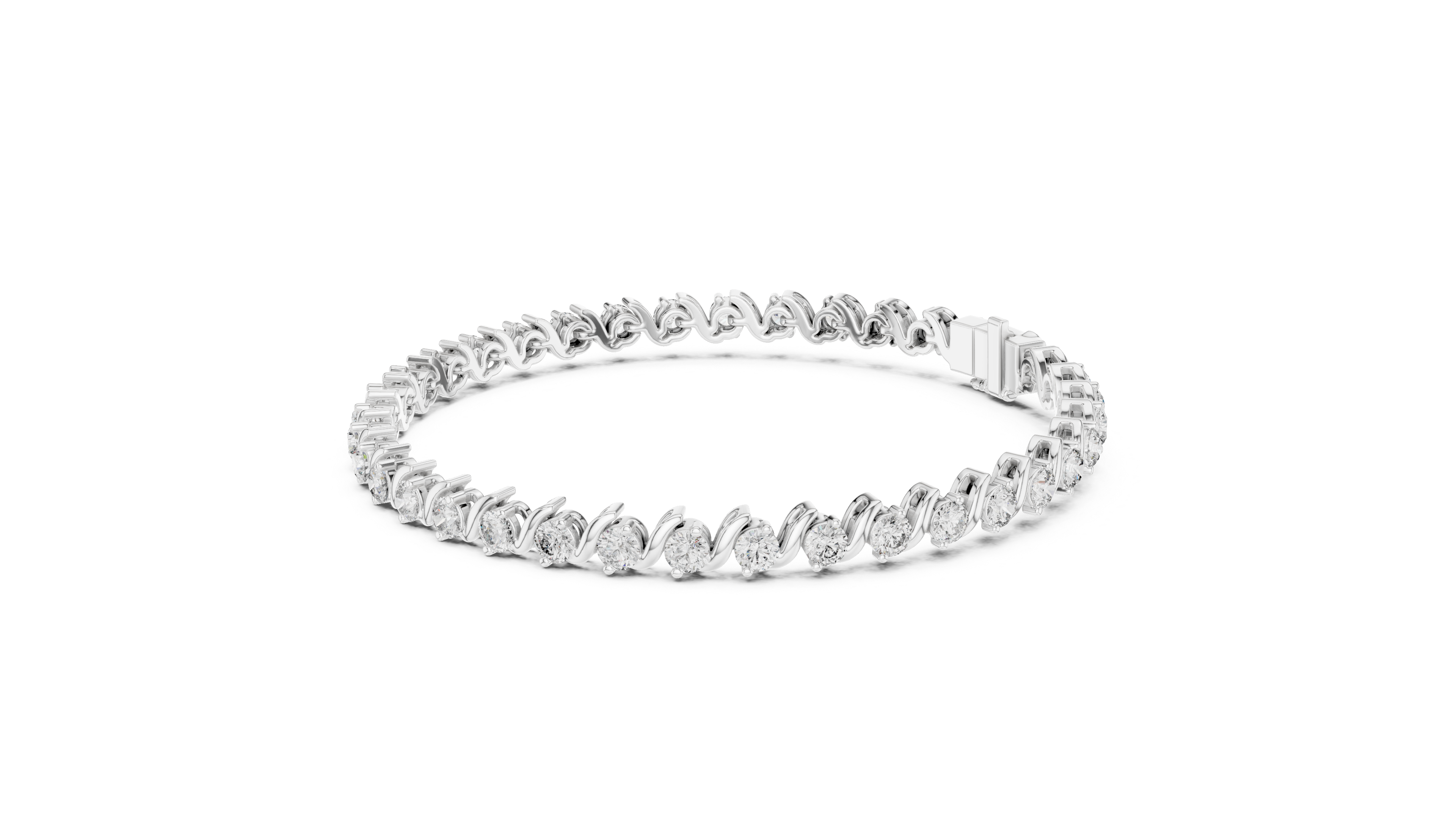 RKC – bracelet en argent Sterling 925 pour femmes, 0,39 ct, Moissanite, plaqué or jaune 14 carats, poids 11,50 g