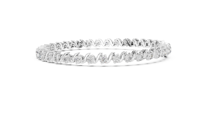 RKC – bracelet en argent Sterling 925 pour femmes, 0,39 ct, Moissanite, plaqué or jaune 14 carats, poids 11,50 g