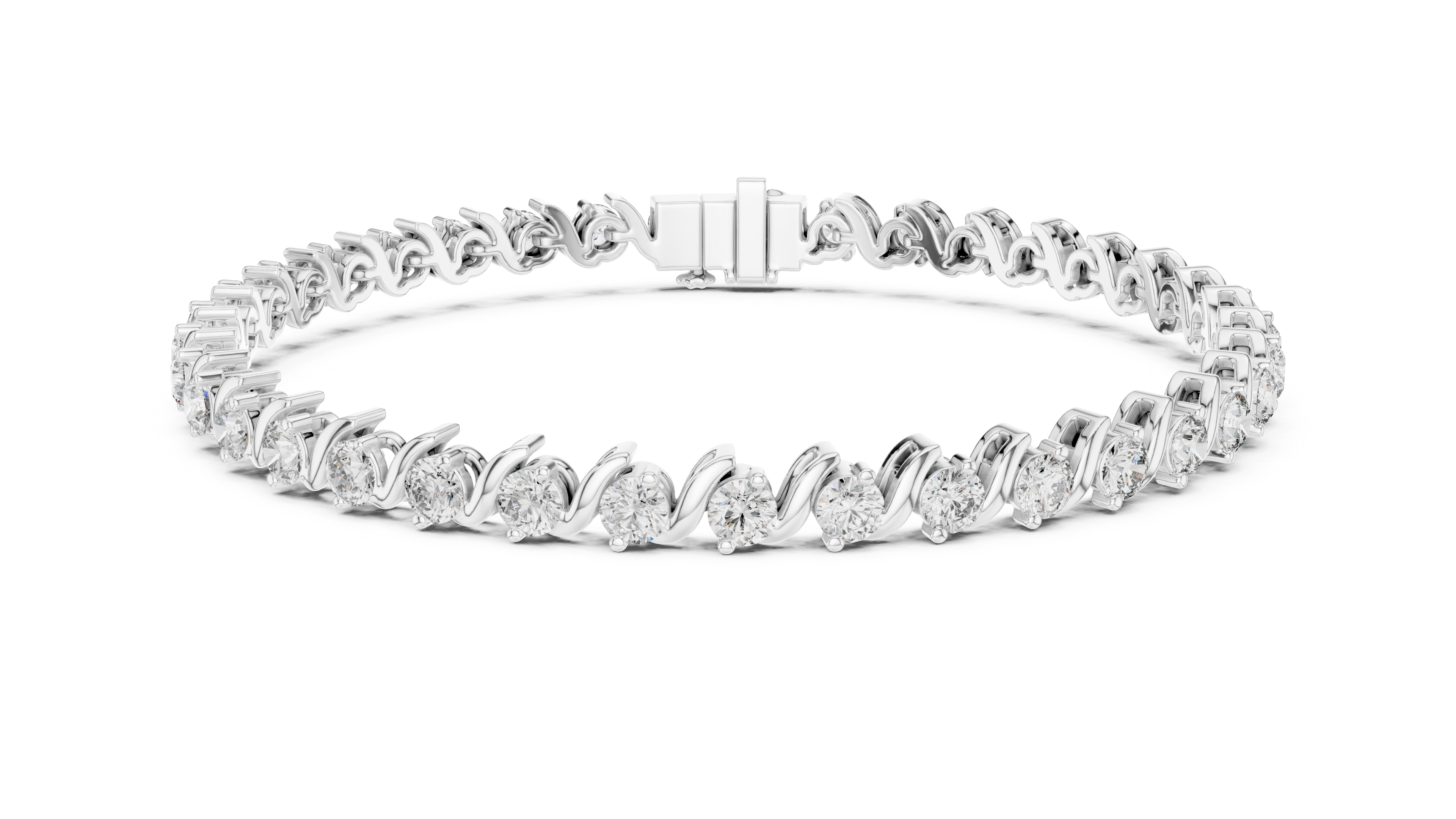 RKC – bracelet en argent Sterling 925 pour femmes, 0,39 ct, Moissanite, plaqué or jaune 14 carats, poids 11,50 g