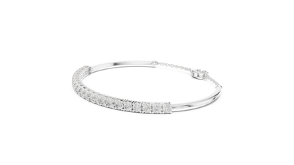 RKC 925 Sterling Silwer 0.39Ct Moissanite Damesarmband 14K Geelgoud Vergulde Wt 11.50gm