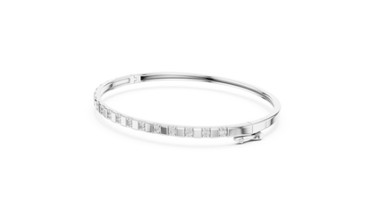 RKC 925 Perak Murni 0,39Ct Gelang Wanita Moissanite 14K Berlapis Emas Kuning Berat 11,50gm