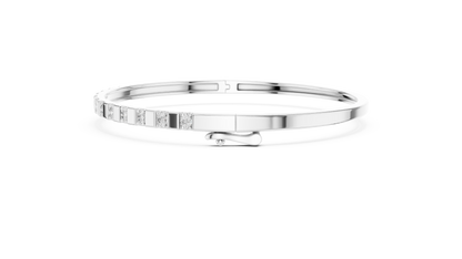 RKC 925 Perak Murni 0,39Ct Gelang Wanita Moissanite 14K Berlapis Emas Kuning Berat 11,50gm