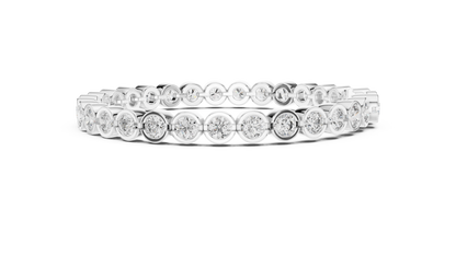 RKC 925 Sterling Silver 0,39Ct Moissanite női karkötő 14K sárga aranyozott, 11,50g