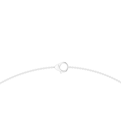 925 Silver Moissanite Station Chain Necklace 14k Gold Plated