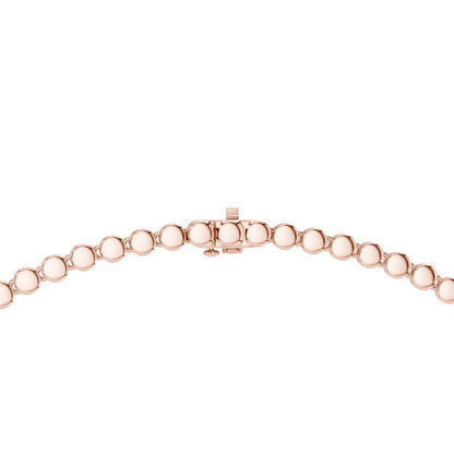 925 Silver Moissanite Drop Tennis Necklace 14k Gold Plated