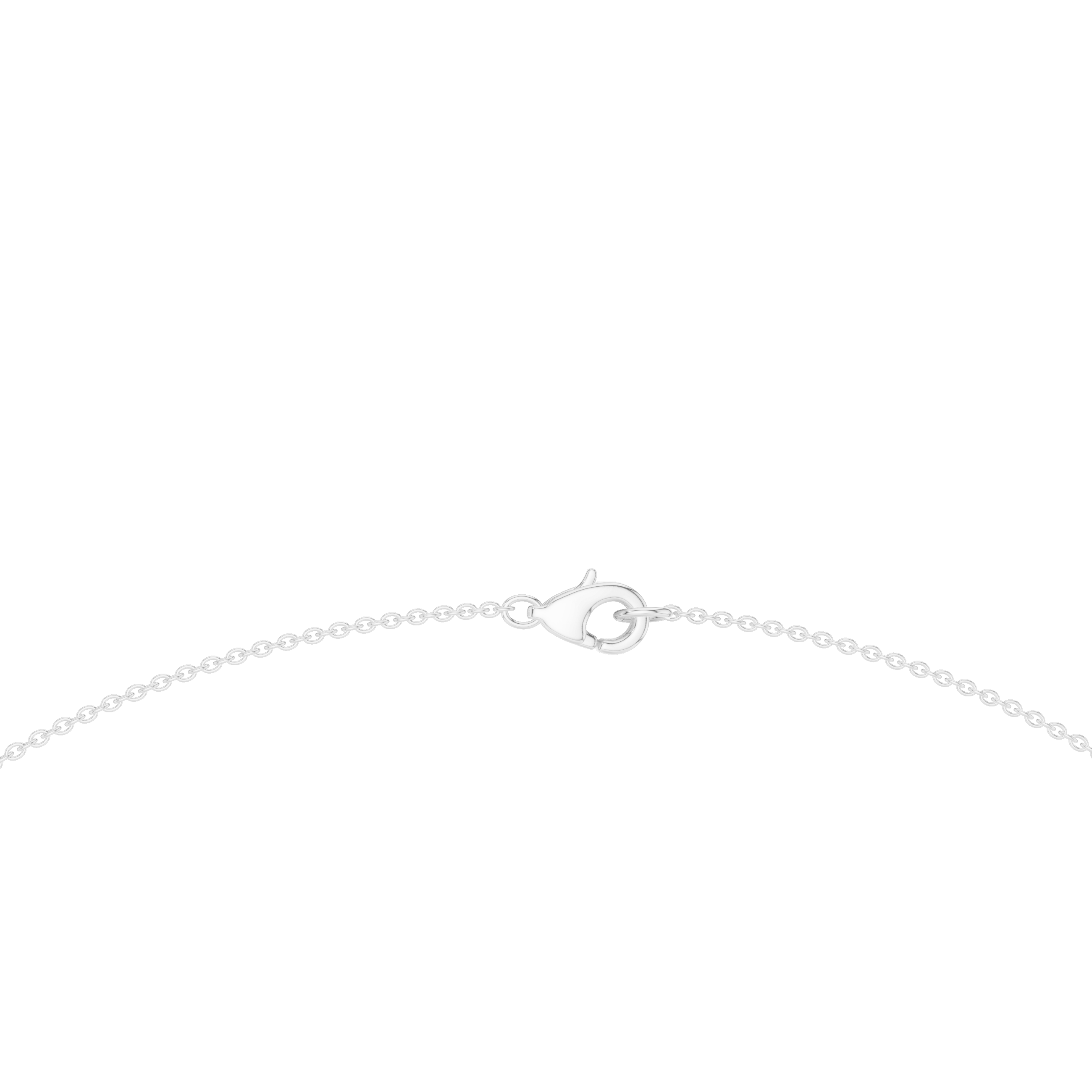 925 Silver Moissanite Chain Choker Necklace 14k Gold Plated