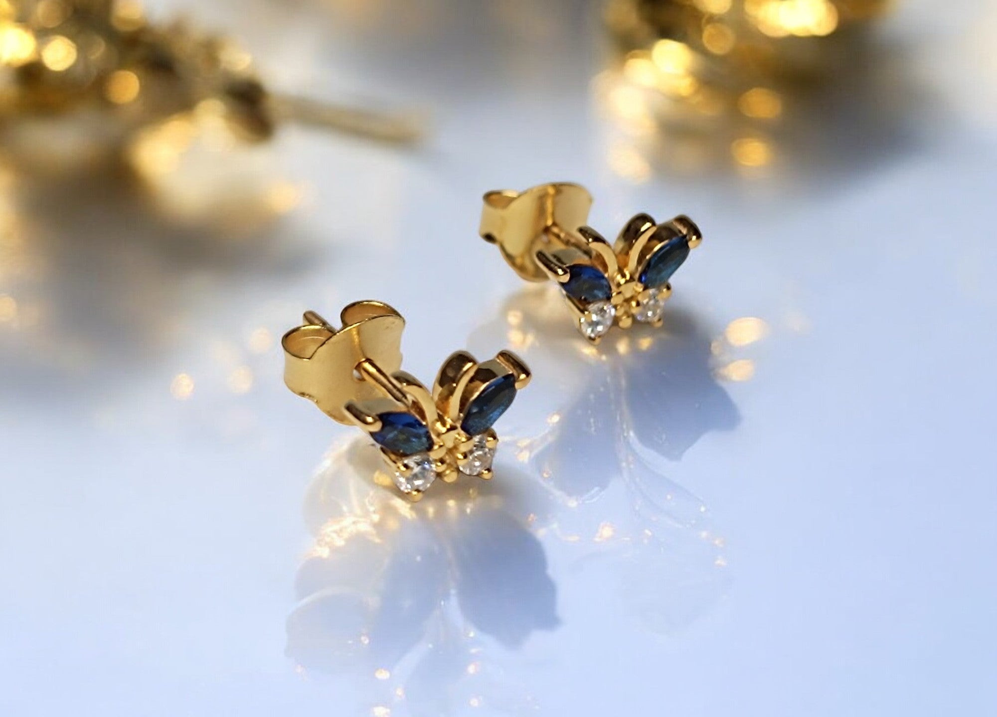Orecchino da donna con perno in argento sterling RKC 925 bianco 14k sopra peso del prodotto 1,70 GM altezza 6,00 MM