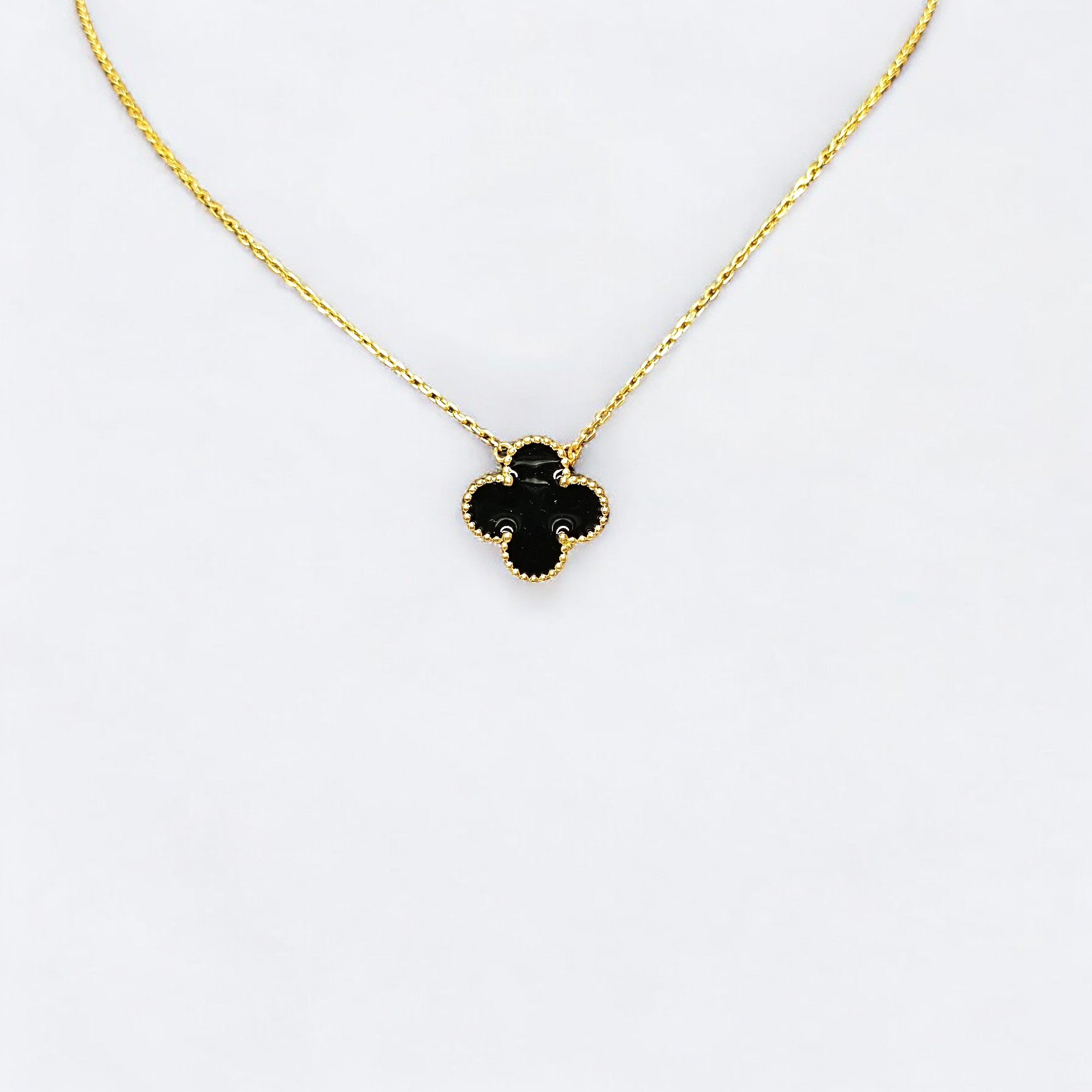 Collana con pendente RKC Simple Shine in argento placcato oro giallo 14 carati, altezza 16 mm, peso 5,8 g