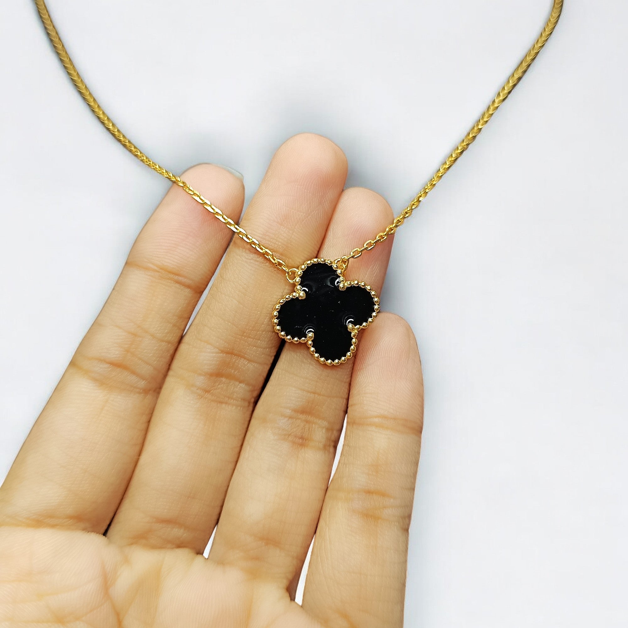Collana con pendente RKC Simple Shine in argento placcato oro giallo 14 carati, altezza 16 mm, peso 5,8 g