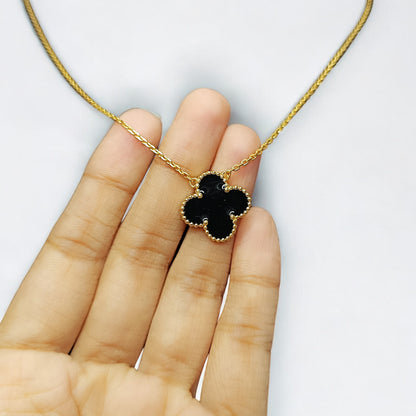 Collana con pendente RKC Simple Shine in argento placcato oro giallo 14 carati, altezza 16 mm, peso 5,8 g