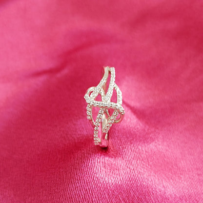 RKC Rundschliff-Moissanit-Verlobungsringe aus 925er-Sterlingsilber, 14 Karat Weißgold vergoldet, Gewicht 3,2 g, Breite 1,7 mm