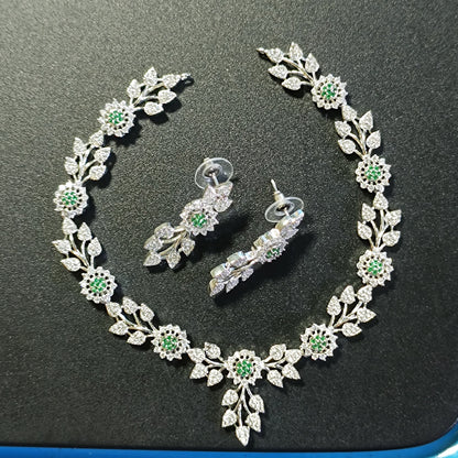 RKC Glow Charm Beautiful Real 925 Silver Necklace For Women's