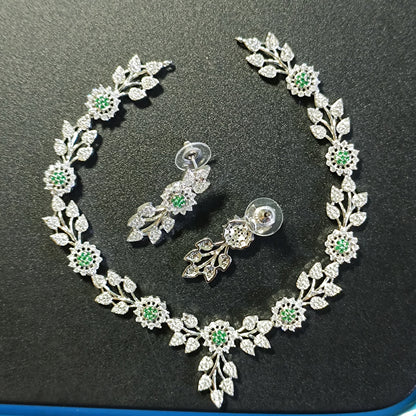 RKC Glow Charm Beautiful Real 925 Silver Necklace For Women's