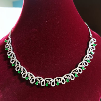 RKC 925 Sterling Silver Charming Necklace Sparkling Charm for Every Occasion