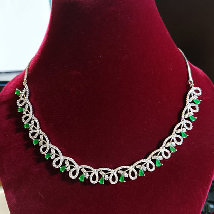 RKC 925 Sterling Silver Charming Necklace Sparkling Charm for Every Occasion