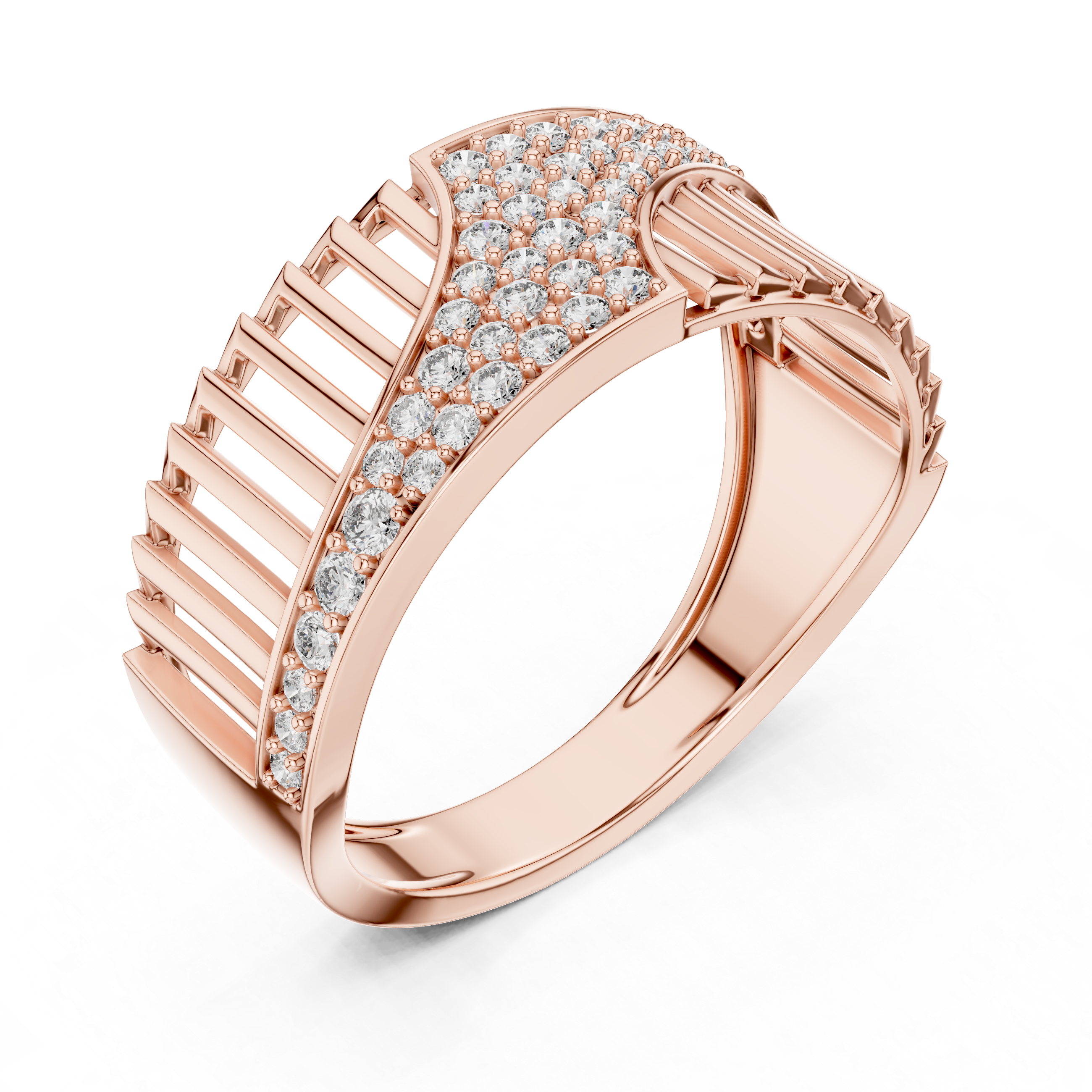 925 Silver Moissanite Geometric Fontvieille Men’s Ring 14k Gold Plated