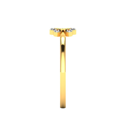 RKC 925 Silber Runder Moissanit Goldener Stapelring Gold über Damenring Schmuck Gewicht 1 g Breite 1,7 mm