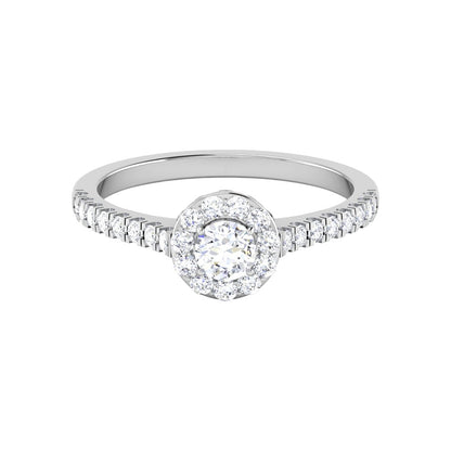 RKC Edler Ehering aus 925er Silber, Moissanit-Statement-Ring für Damen, Gewicht 1,5 g