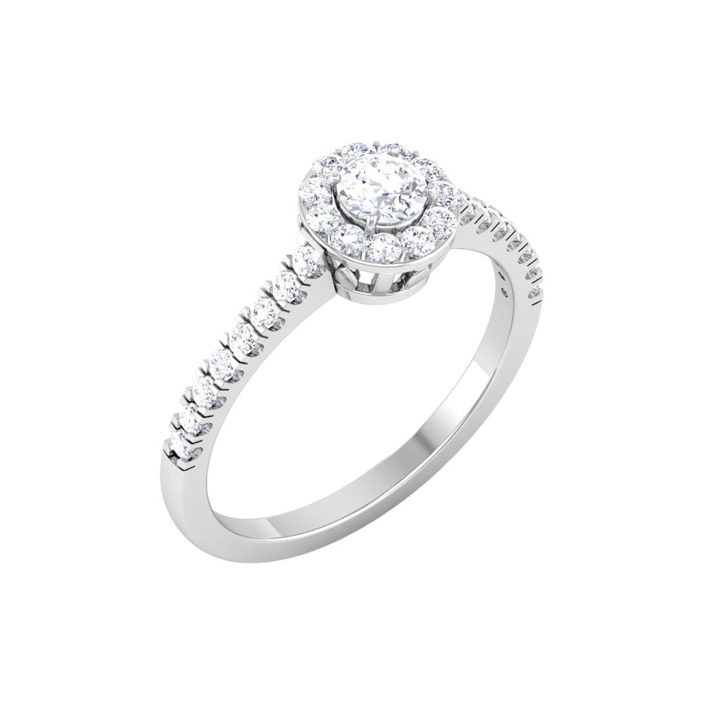 RKC Edler Ehering aus 925er Silber, Moissanit-Statement-Ring für Damen, Gewicht 1,5 g