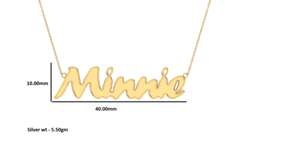 RKC Initial Personalize Name Locket Pendant 14k Yellow Gold Plated 925 Silver Weight 5.50gm