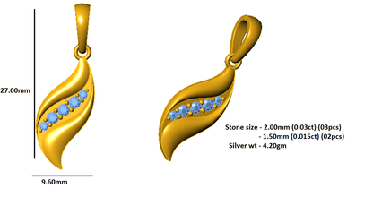 RKC 0,12 Karat Smaragd-Charm-Anhänger, 925er Silberschmuck, 14 Karat Gelbgold vergoldet, Gewicht 4,20 g, Höhe 27 mm