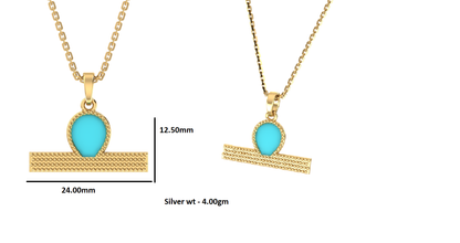 Ciondolo smaltato RKC Gioielli in argento 925 placcato oro giallo 14 carati Peso del prodotto 4,00 g Altezza 12,50 mm