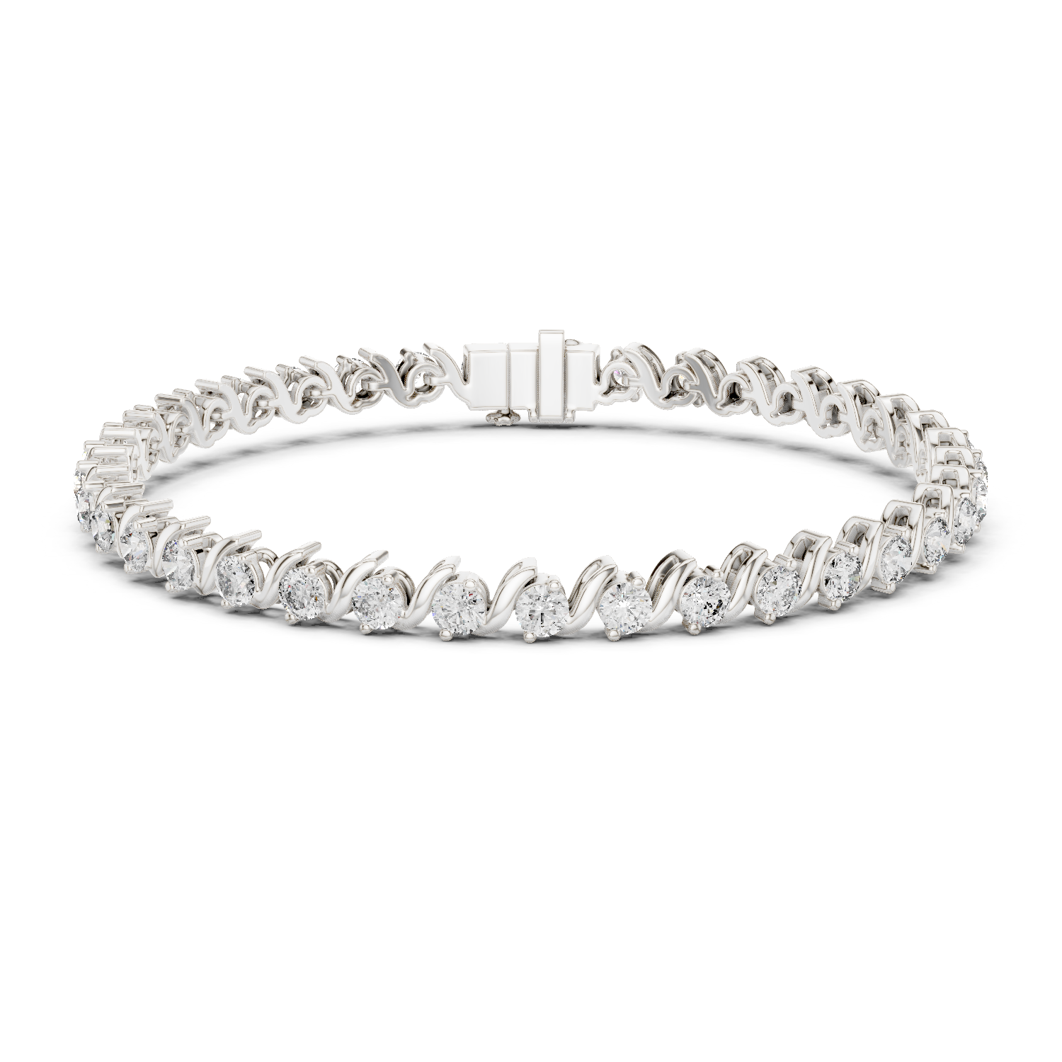 RKC – bracelet en argent Sterling 925 pour femmes, 0,39 ct, Moissanite, plaqué or jaune 14 carats, poids 11,50 g