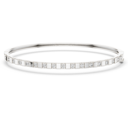 RKC 925 Perak Murni 0,39Ct Gelang Wanita Moissanite 14K Berlapis Emas Kuning Berat 11,50gm