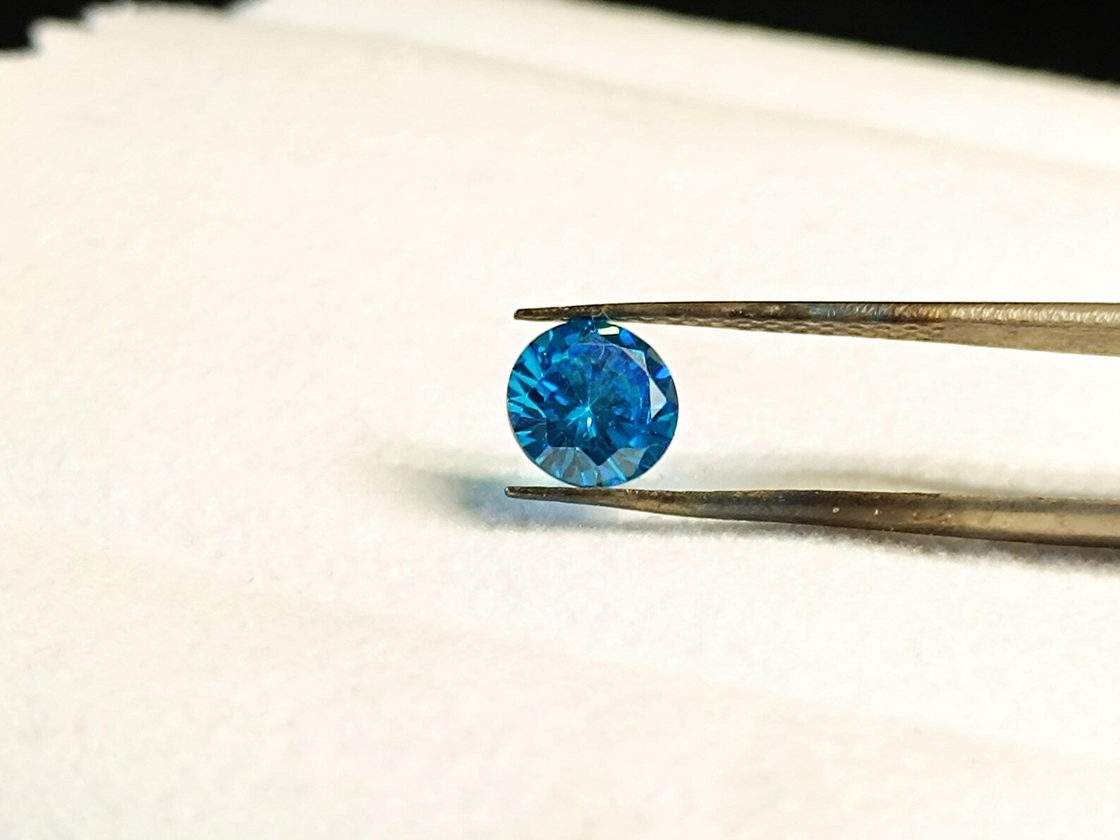 Blue Topaz Round Cut Loose Gemstones, Jewelry Making, 10 Pcs