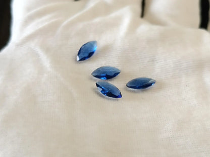 Blue Sapphire Loose Stone, Marquise Shape Cut (5x2.5 MM)