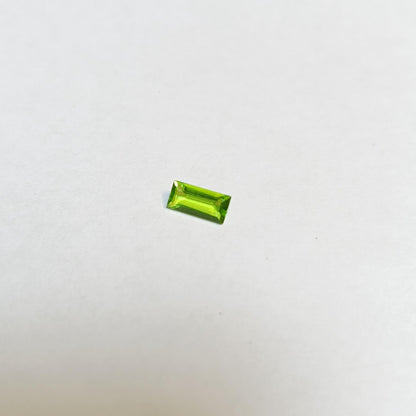 Peridot Baguette Shape August birthstone 5X3mm