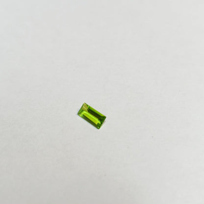 Peridot Baguette Shape August birthstone 5X3mm