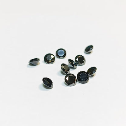 Brown Diamond , Round Brilliant Cut, September Birthstone 5 mm 3 PCS