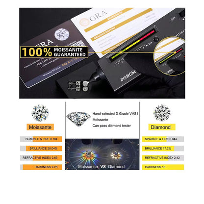 RKC Moissanit-Verlobungsringe aus 925er-Sterlingsilber mit 14-karätigem Weißgold vergoldet, Ring für Sie, Gewicht 4 g, Breite 2 mm